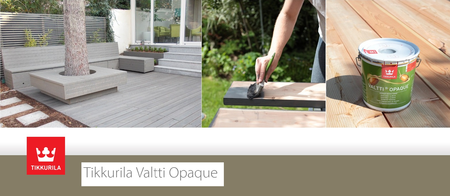 TIKKURILA Valtti Opaque 9l Farba Do Drewna Baz C Rab Dom